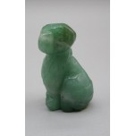 Dog (Airedale) 2.25 Inch Figurine - Aventurine